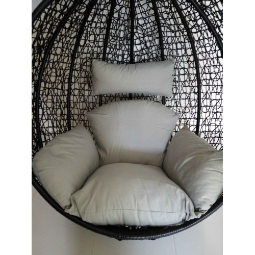 Swing Egg Pod Wicker Chair Grey, Replacement Cushions For Outdoor Wicker Furniture Australia